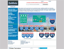 Tablet Screenshot of exitlists.com